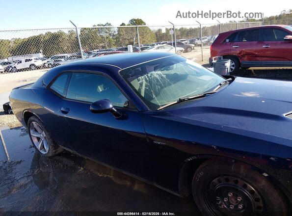 2C3CDZBT0HH609050 2017 DODGE CHALLENGER Dark Blue Вид задней части салона