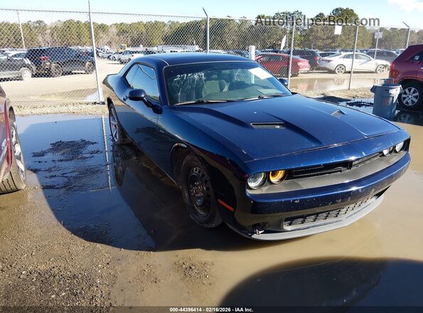 2C3CDZBT0HH609050 2017 DODGE CHALLENGER Dark Blue Передняя правая четверть