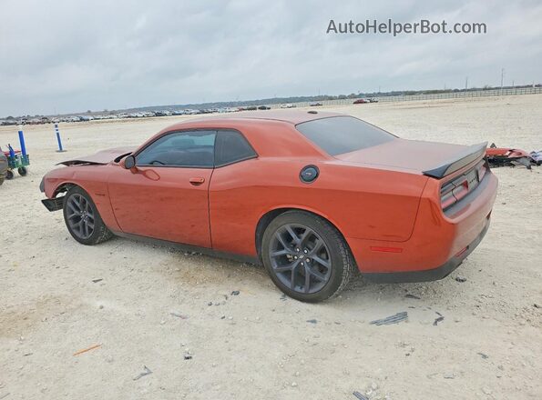 2C3CDZBT5MH604596 2021 DODGE CHALLENGER Orange Trasero izquierdo