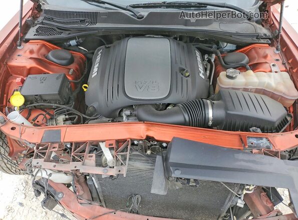 2C3CDZBT5MH604596 2021 DODGE CHALLENGER Orange Vista interior trasera