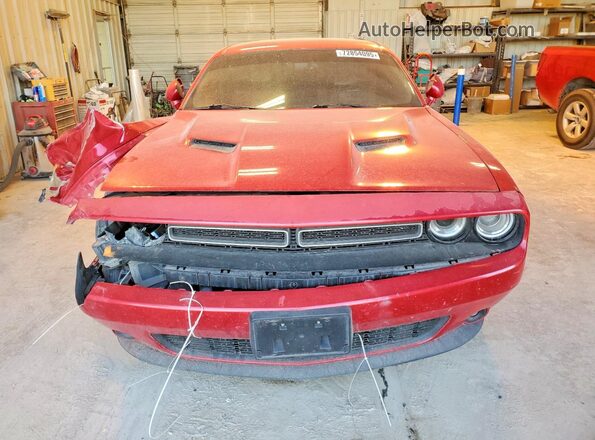 2C3CDZBT6GH125379 2016 DODGE CHALLENGER Красный Вид спереди