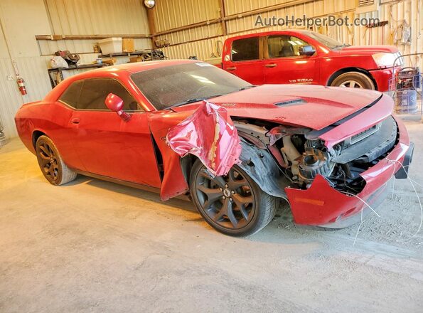 2C3CDZBT6GH125379 2016 DODGE CHALLENGER Красный Передняя правая четверть