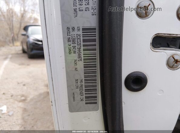 2C3CDZBT9HH540875 2017 DODGE CHALLENGER Белый Вид подкапотного пространства