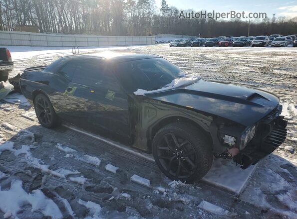 2C3CDZBTXKH708921 2019 DODGE CHALLENGER Черный Передняя правая четверть