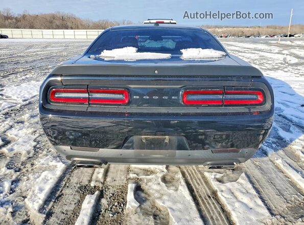 2C3CDZBTXKH708921 2019 DODGE CHALLENGER Черный Вид сзади