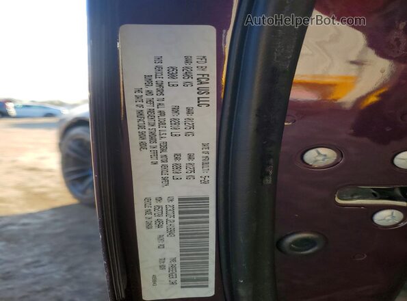 2C3CDZFJ2LH169043 2020 DODGE CHALLENGER Purple Widok naklejki z numerem VIN