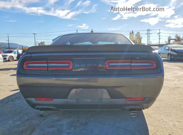 2C3CDZFJ7GH309531 2016 DODGE CHALLENGER Угольный Вид сзади
