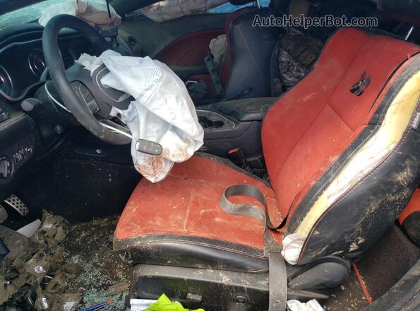 2C3CDZFJ9GH149099 2016 DODGE CHALLENGER Серый Вид салона спереди