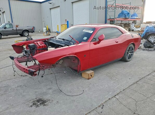 2C3CDZFJXGH330051 2016 DODGE CHALLENGER Красный Передняя левая четверть