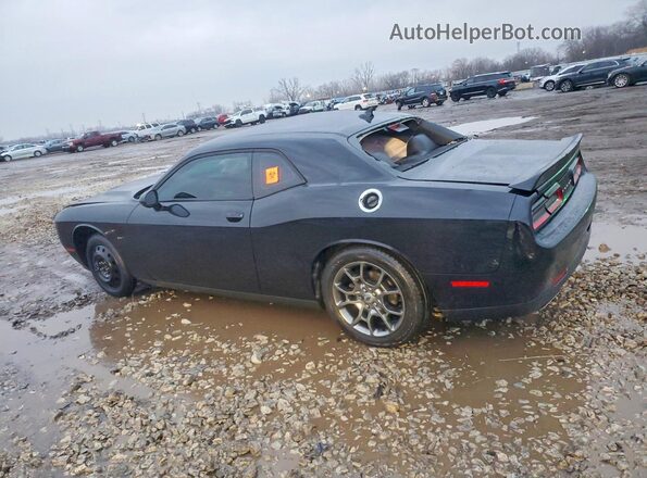 2C3CDZGG0HH598661 2017 DODGE CHALLENGER Черный Задняя левая четверть