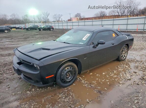 2C3CDZGG0HH598661 2017 DODGE CHALLENGER Черный Передняя левая четверть