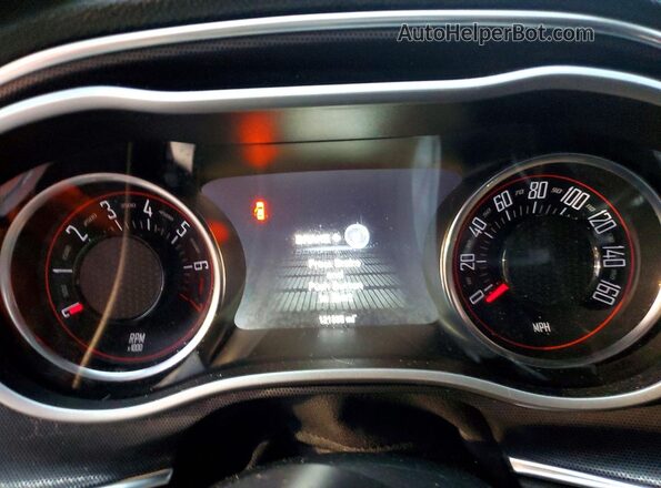 2C3CDZGG0HH598661 2017 DODGE CHALLENGER Черный Вид щитка приборов