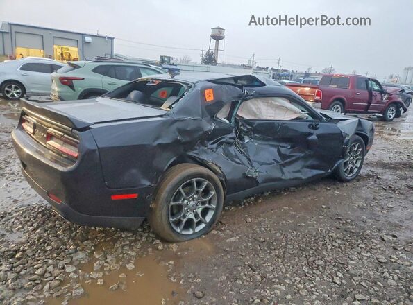 2C3CDZGG0HH598661 2017 DODGE CHALLENGER Черный Задняя правая четверть