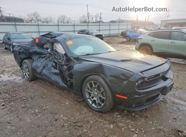 2C3CDZGG0HH598661 2017 DODGE CHALLENGER Черный Передняя правая четверть