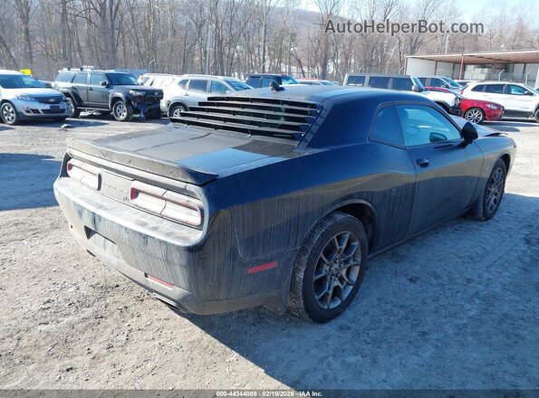 2C3CDZGG9HH553878 2017 DODGE CHALLENGER Черный Задняя правая четверть