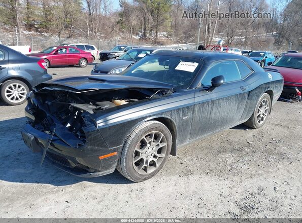 2C3CDZGG9HH553878 2017 DODGE CHALLENGER Черный Передняя левая четверть