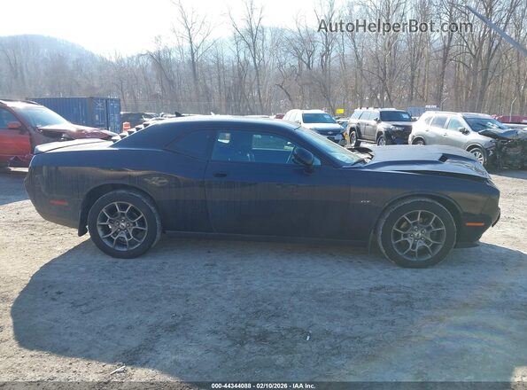 2C3CDZGG9HH553878 2017 DODGE CHALLENGER Черный Вид задней части салона