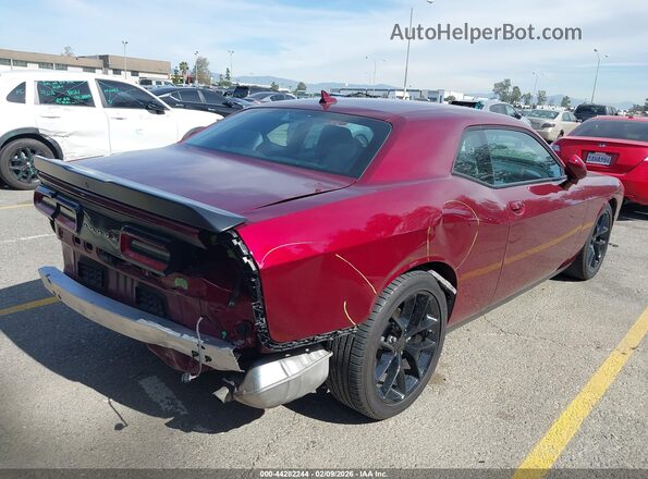2C3CDZJG3PH668354 2023 DODGE CHALLENGER Красный Задняя правая четверть