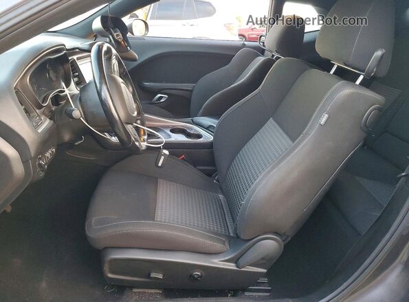 2C3CDZJG7MH674329 2021 DODGE CHALLENGER Charcoal Widok wnętrza z przodu