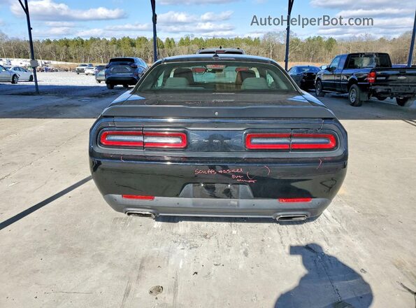 2C3CDZJG8MH572733 2021 DODGE CHALLENGER Black Widok z tyłu