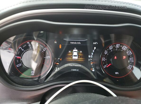 2C3CDZKG4LH155137 2020 DODGE CHALLENGER Серый Вид щитка приборов