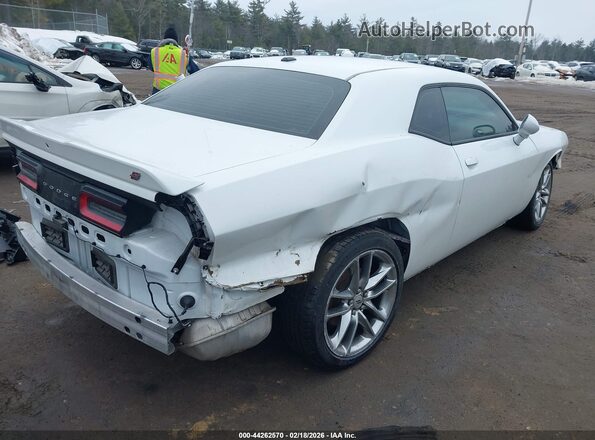 2C3CDZKG9NH238808 2022 DODGE CHALLENGER Белый Задняя правая четверть
