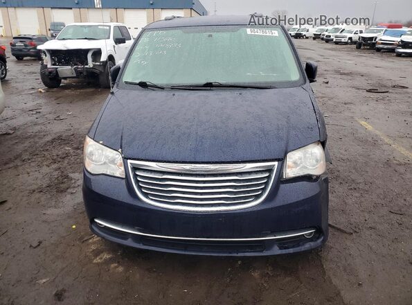 2C4RC1BG0GR120833 2016 CHRYSLER TOWN Синий Вид спереди