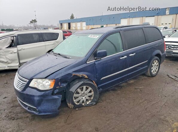 2C4RC1BG0GR120833 2016 CHRYSLER TOWN Синий Передняя левая четверть