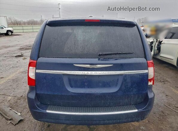2C4RC1BG0GR120833 2016 CHRYSLER TOWN Синий Вид сзади