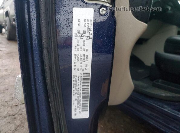 2C4RC1BG0GR120833 2016 CHRYSLER TOWN Синий Вид наклейки с VIN-кодом