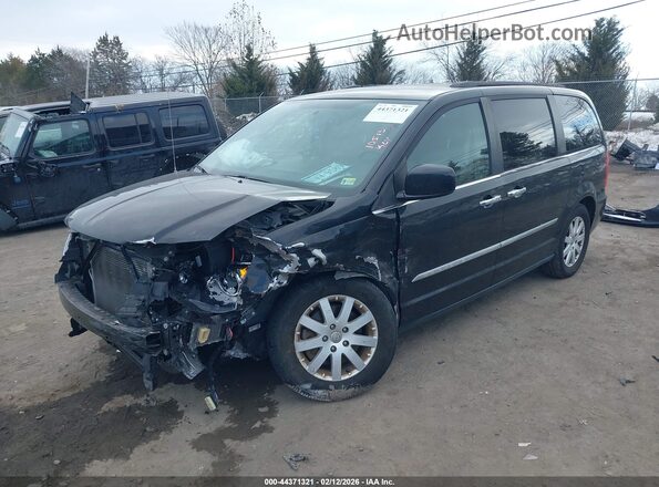 2C4RC1BG9GR133385 2016 CHRYSLER TOWN & COUNTRY Black Przód lewy