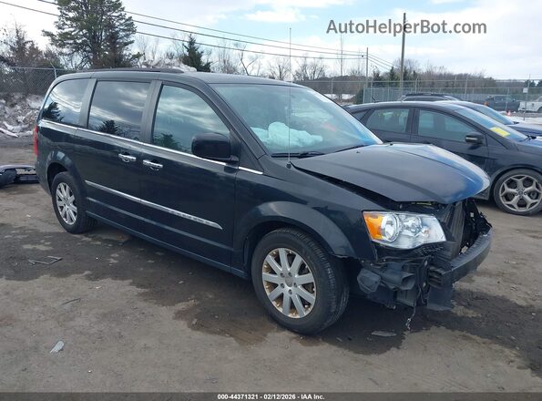 2C4RC1BG9GR133385 2016 CHRYSLER TOWN & COUNTRY Black Przód prawy