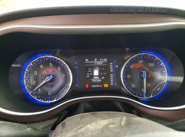 2C4RC1DG1LR256959 2020 CHRYSLER VOYAGER Белый Вид щитка приборов