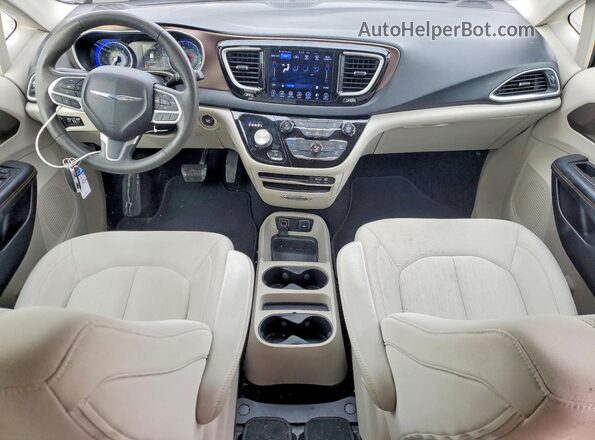 2C4RC1DG7HR552592 2017 CHRYSLER PACIFICA Burgundy Вид панелі приладів
