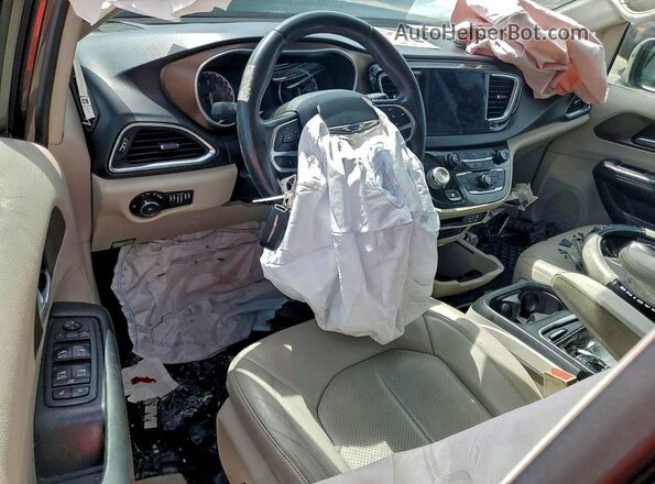 2C4RC1EG7HR821754 2017 CHRYSLER PACIFICA Gray Вид щитка приладів