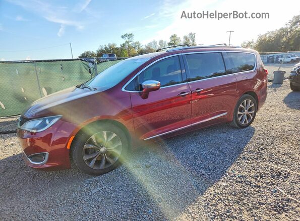 2C4RC1GG2KR702885 2019 CHRYSLER PACIFICA Бордовый Передняя левая четверть