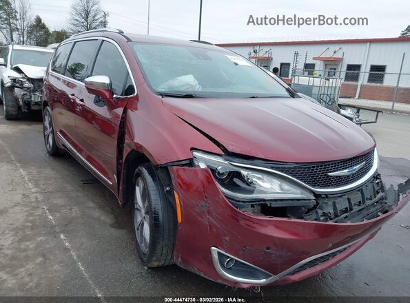 2C4RC1GG4JR289088 2018 CHRYSLER PACIFICA Burgundy Front right