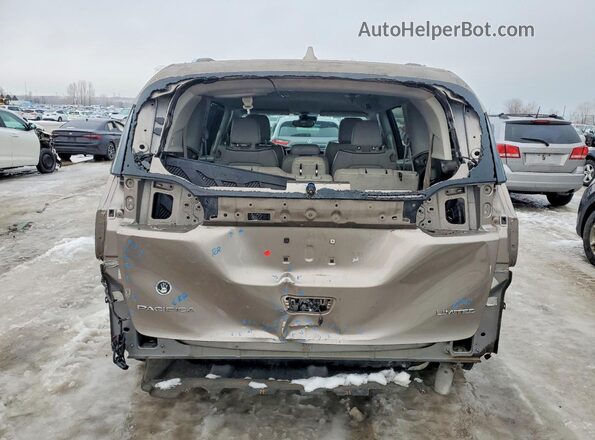 2C4RC1GG5HR817425 2017 CHRYSLER PACIFICA Желто-коричневый Вид сзади