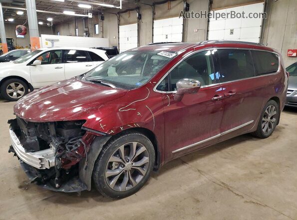 2C4RC1GG5JR259968 2018 CHRYSLER PACIFICA Красный Передняя левая четверть