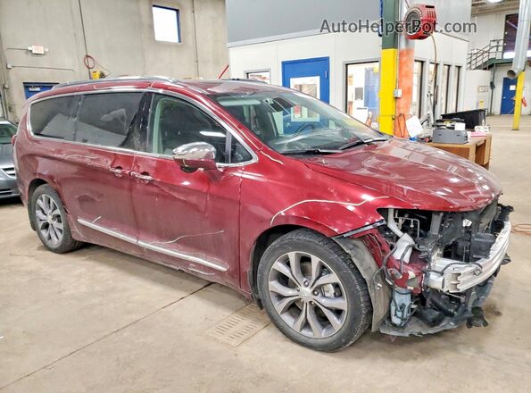 2C4RC1GG5JR259968 2018 CHRYSLER PACIFICA Красный Передняя правая четверть