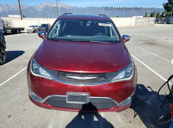2C4RC1GG5KR730244 2019 CHRYSLER PACIFICA Red Դիմացի տեսք