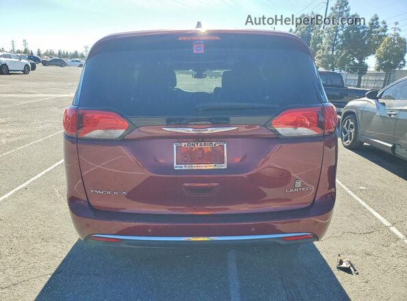 2C4RC1GG5KR730244 2019 CHRYSLER PACIFICA Red Հետևի տեսք