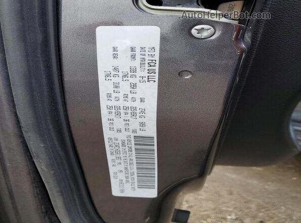 2C4RC1HG5GR113657 2016 CHRYSLER TOWN Угольный Вид наклейки с VIN-кодом