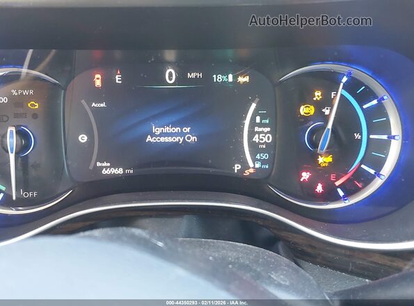 2C4RC1S77MR507486 2021 CHRYSLER PACIFICA White უკანა სავარძლების ხედი