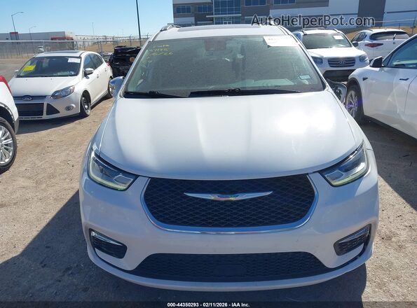 2C4RC1S77MR507486 2021 CHRYSLER PACIFICA White ხელსაწყოთა პანელის ხედი