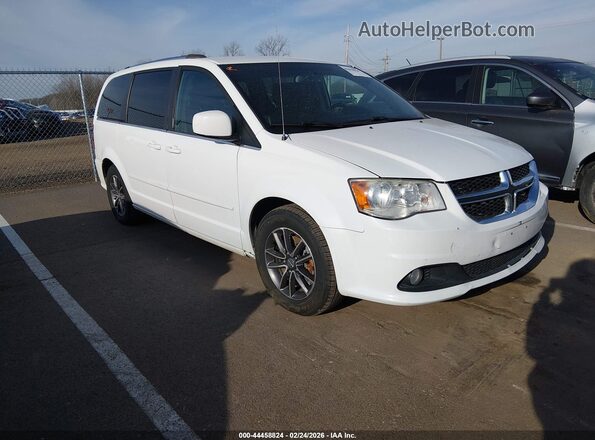 2C4RDGCG1HR554369 2017 DODGE GRAND CARAVAN Белый Передняя правая четверть