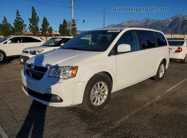 2C4RDGCG1JR307049 2018 DODGE CARAVAN Белый Передняя левая четверть