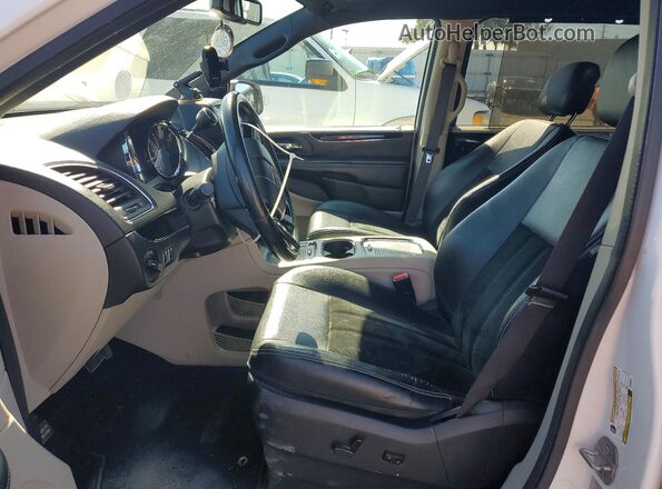 2C4RDGCG3GR383381 2016 DODGE GRAND Белый Вид салона спереди