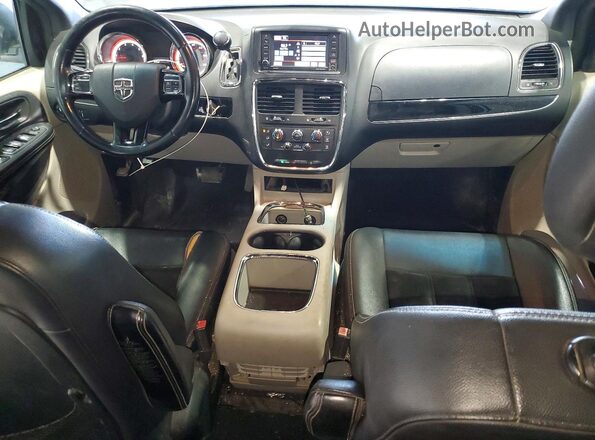 2C4RDGCG3HR869321 2017 DODGE GRAND Серебряный Вид панели приборов