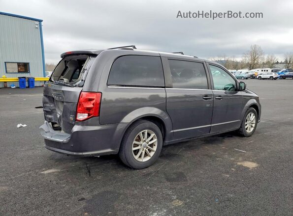 2C4RDGCG4JR216437 2018 DODGE GRAND Черный Задняя правая четверть